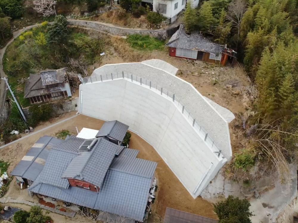 防急砂第１７号の１　（急）後浜地区　急傾斜地崩壊対策工事