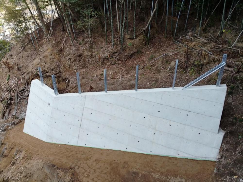 防急砂第１７号の２他　（急）後浜地区　急傾斜地崩壊対策工事
